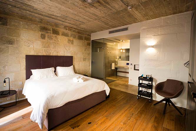 19 Zimmer Hotel Valletta - einzigartiges Interieur