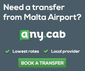 Need a Malta International Airport transfer - Any.cab
