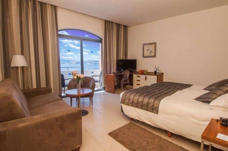 Comfortable rooms at the Dolmen Hotel Malta.