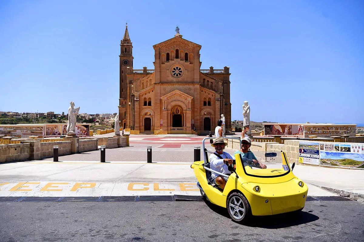 Take a self-guided tour of Gozo by GoCar.