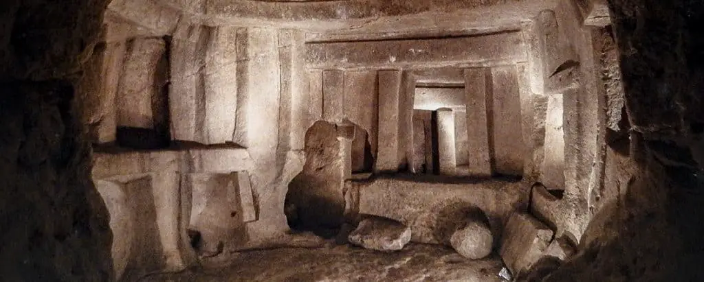 The Central Chamber of the Ħal Saflieni Hypogeum