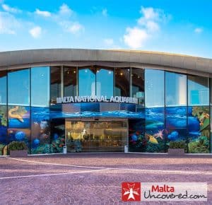 Entrance of the Malta National Aquarium.