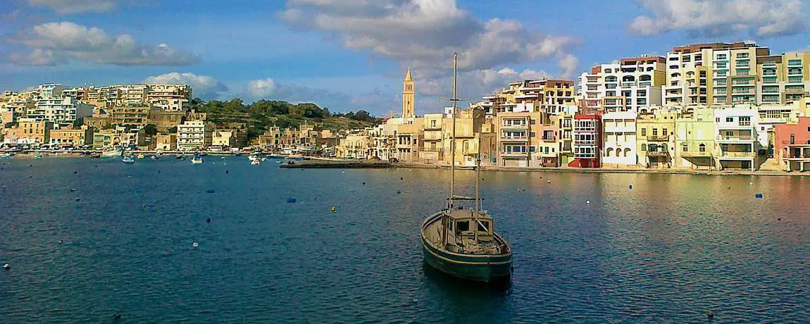View from the bay of Marsascala, Malta captured by UrbanMalta