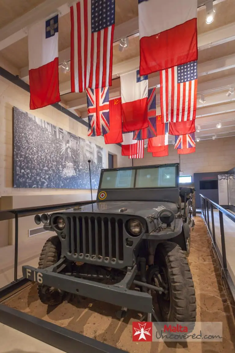 A Willys Jeep ‘Husky' on display at the National War Museum.