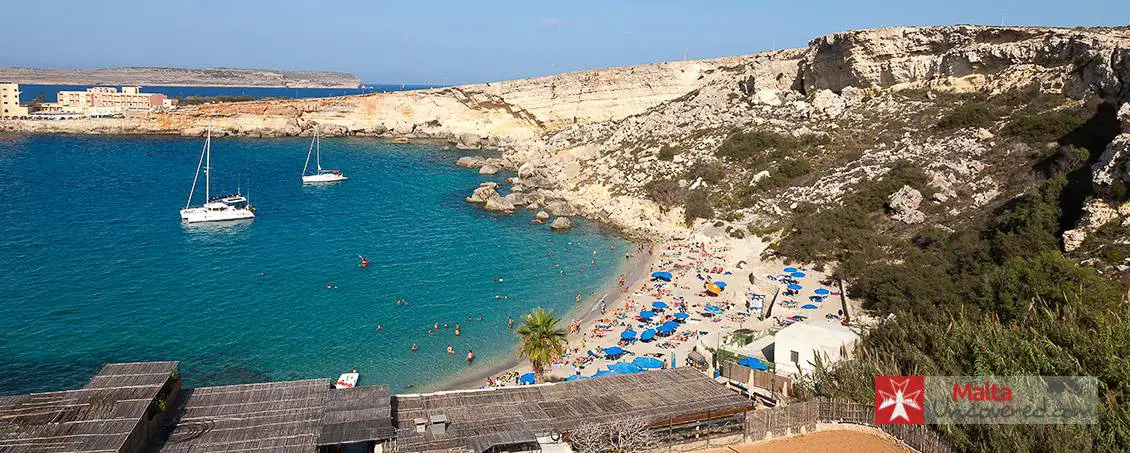 Paradise Bay is een van de mooiste stranden van Malta en is een goede optie om te snorkelen.