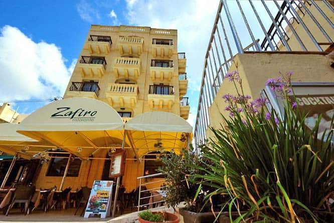 Best budget hotel in Gozo: The San Andrea Hotel.