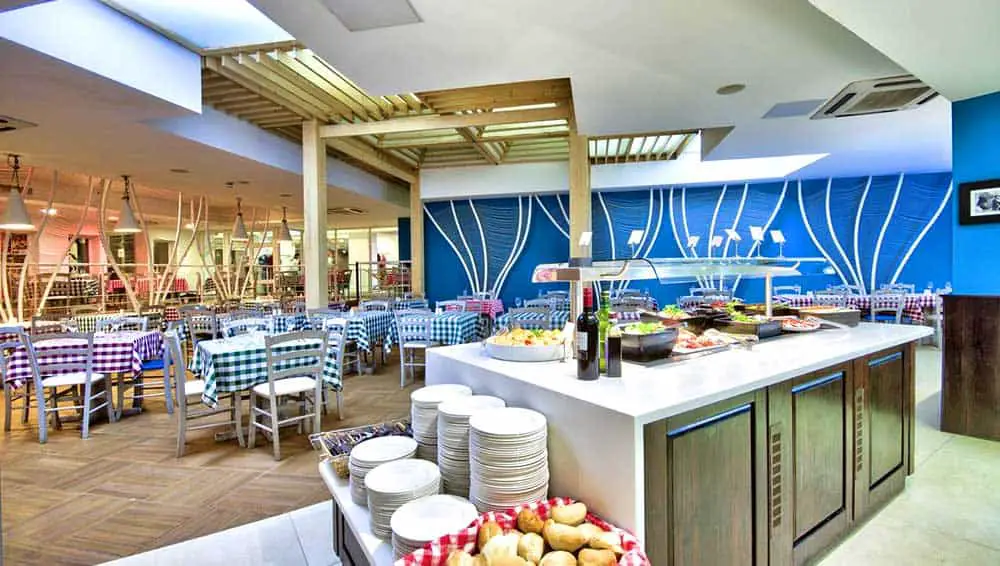 One of the restaurants at the Seabank Hotel Malta