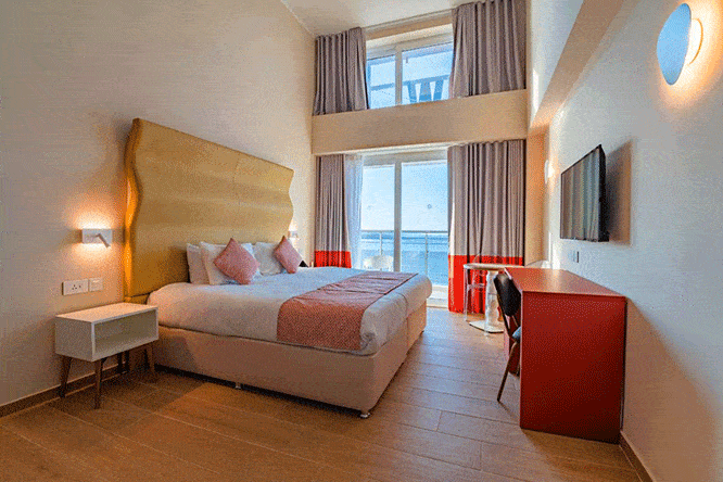 Zimmer mit Meerblick im Seaview Hotel Malta (Bugibba/Qawra)