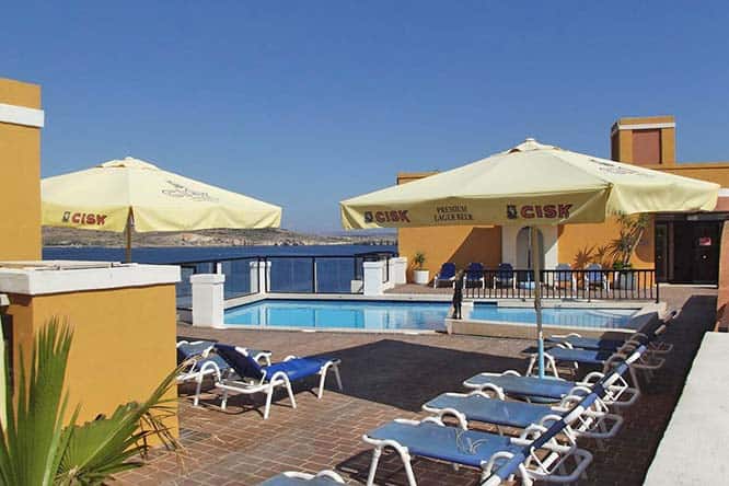 Sunseeker Holiday Complex is a good budget hotel option in Buġibba (St. Paul's Bay).