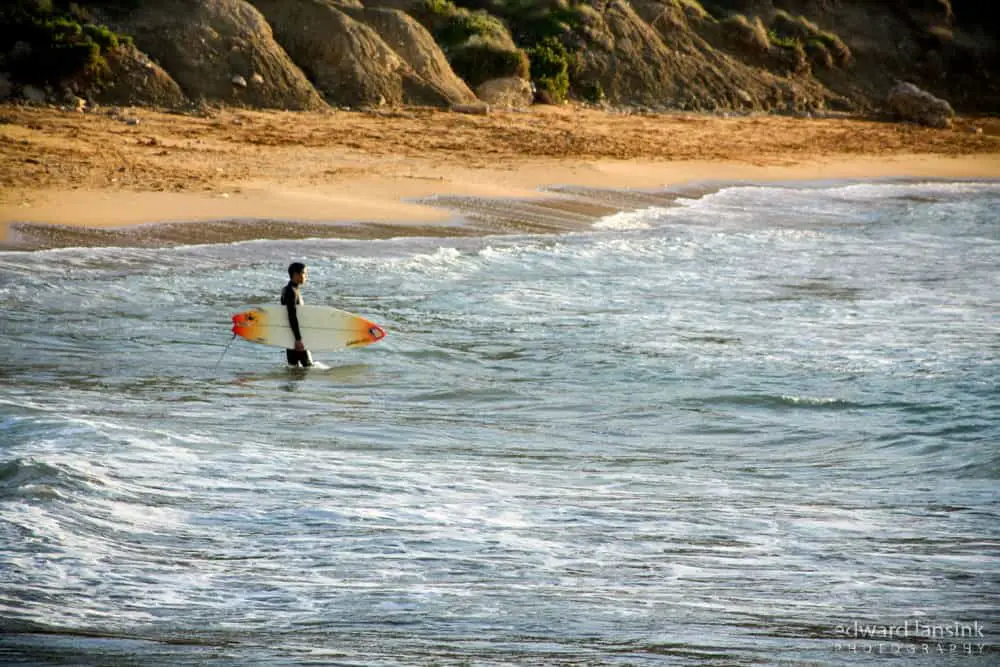 Surrounded by sea, there are a lot of outdoor activities in Malta to try, like surfing.