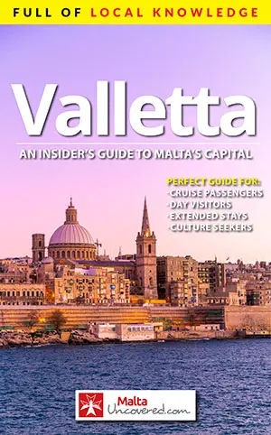 Valletta travel guide book 2023 cover